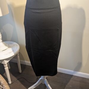 Revamped Classic Black Pencil Skirt